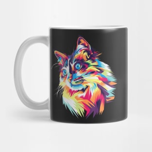 Colorful Cat Mug